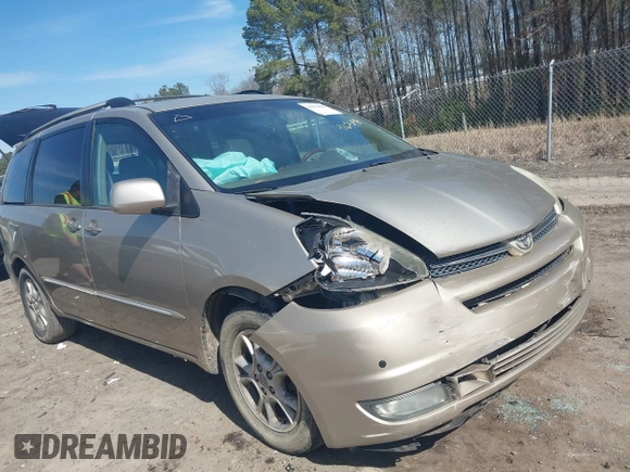 2005 Toyota Sienna XLE with VIN 5TDZA22C05S377004, listed as a IAAI auction lot 41675198 with 219,250 mi miles and . Bid and sale history available at DreamBid. Image 1.