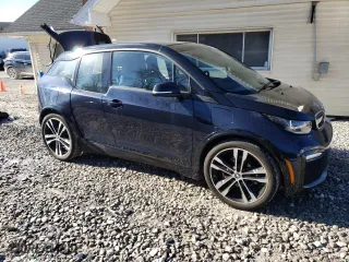 2019 BMW i3 s with VIN WBY8P8C59K7D64787, listed as a Copart auction lot 48006555 with 33,584 mi miles and Salvage Title. Bid and sale history available at carsss.com. Image 4.
