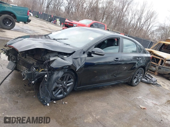2020 Kia Forte GT-Line with VIN 3KPF34ADXLE251517, listed as a IAAI auction lot 41514355 with 80,588 mi miles. Bid and sale history available at carsss.com. Image 14.
