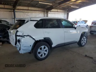 2024 Toyota RAV4 LE with VIN 2T3K1RFV2RC282195, listed as a Copart auction lot 42777655 with 4,836 mi miles and Salvage Title. Bid and sale history available at carsss.com. Image 3.