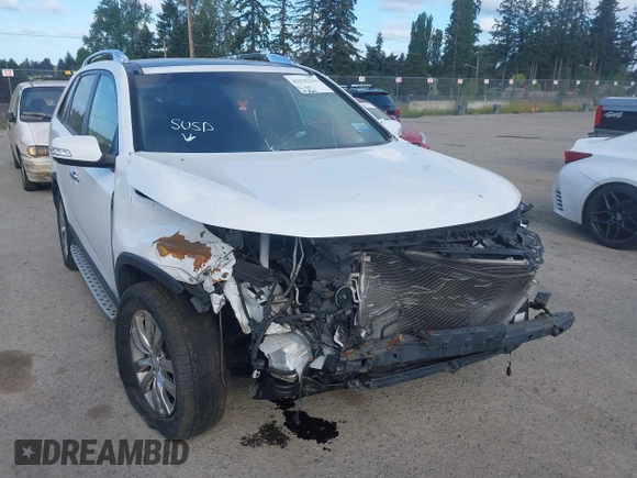 2011 Kia Sorento EX with VIN 5XYKUDA22BG178350, listed as a IAAI auction lot 42225234 with 107,674 mi miles and . Bid and sale history available at DreamBid. Image 6.