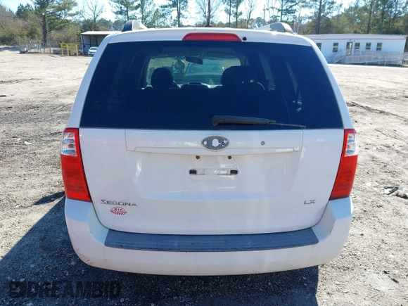 2009 Kia Sedona LX with VIN KNDMB233096312990, listed as a IAAI auction lot 41261428 with 254,323 mi miles. Bid and sale history available at carsss.com. Image 16.