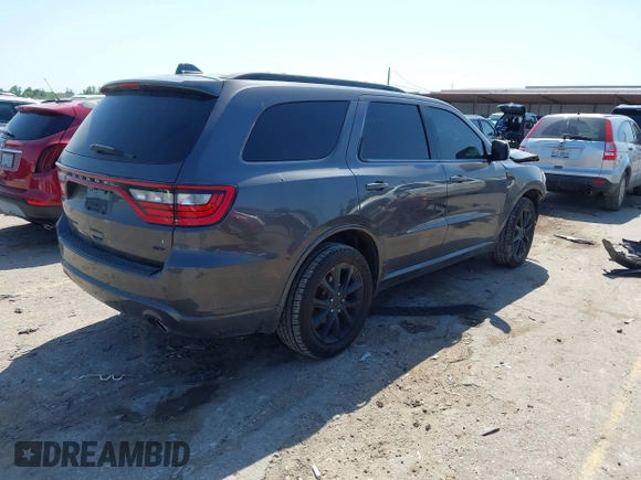 2018 Dodge Durango GT with VIN 1C4RDJDG9JC386748, listed as a IAAI auction lot 41985780 with 103,819 mi miles and . Bid and sale history available at DreamBid. Image 4.