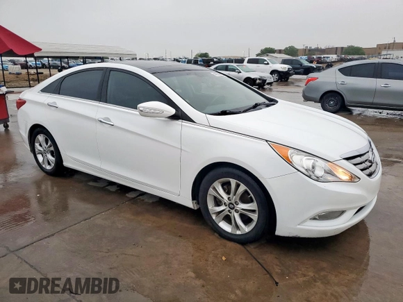 2013 Hyundai Sonata Limited with VIN 5NPEC4AC2DH538673, listed as a Copart auction lot 49730595 with 107,874 mi miles and Clean Title. Bid and sale history available at DreamBid. Image 4.