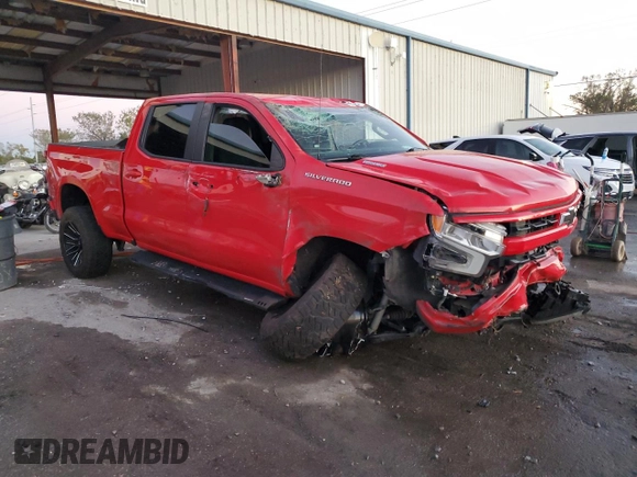 2022 Chevrolet Silverado 1500 RST with VIN 1GCUDEET3NZ516474, listed as a Copart auction lot 82578894 with 40,742 mi miles and Non Repairable. Bid and sale history available at DreamBid. Image 4.