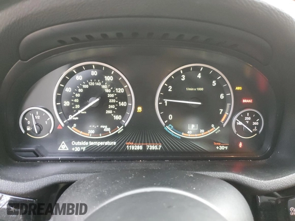 2017 BMW X3 xDrive35i with VIN 5UXWX7C56H0U39977, listed as a Copart auction lot 41337845 with 119,286 mi miles and Salvage Title. Bid and sale history available at DreamBid. Image 9.