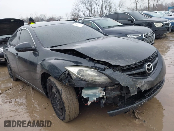 2013 Mazda 6 i Sport with VIN 1YVHZ8BH3D5M16802, listed as a IAAI auction lot 41668897 with 102,082 mi miles. Bid and sale history available at carsss.com. Image 1.