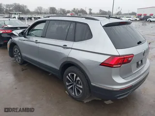 2024 Volkswagen Tiguan S with VIN 3VVRB7AX9RM111468, listed as a IAAI auction lot 41435287 with 8,956 mi miles. Bid and sale history available at carsss.com. Image 3.