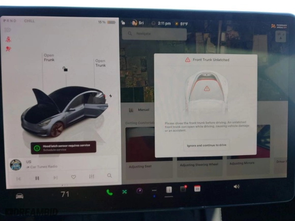 2022 Tesla Model 3 Long Range with VIN 5YJ3E1EB9NF197127, listed as a IAAI auction lot 41366323 with 56,559 mi miles. Bid and sale history available at carsss.com. Image 7.