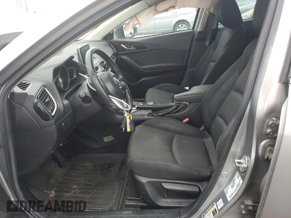 2016 Mazda 3 i Touring with VIN 3MZBM1V75GM286733, listed as a Copart auction lot 46906915 with 37,989 mi miles and Salvage Title. Bid and sale history available at carsss.com. Image 7.