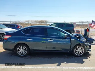 2015 Nissan Sentra S with VIN 3N1AB7AP8FY324463, listed as a IAAI auction lot 41738235 with 159,024 mi miles. Bid and sale history available at carsss.com. Image 14.