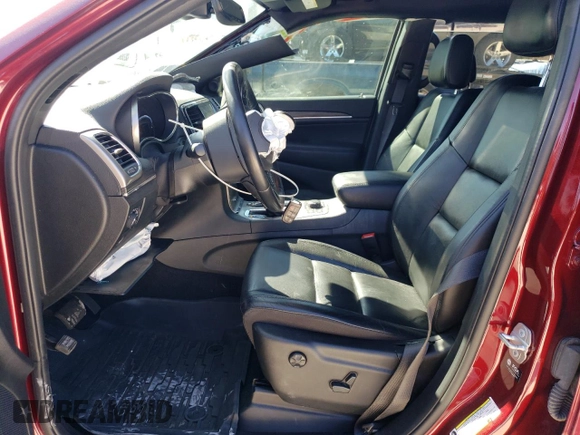 2022 Jeep Grand Cherokee WK Limited with VIN 1C4RJFBG8NC124931, listed as a Copart auction lot 76162694 with 17,997 mi miles and Non Repairable. Bid and sale history available at carsss.com. Image 7.