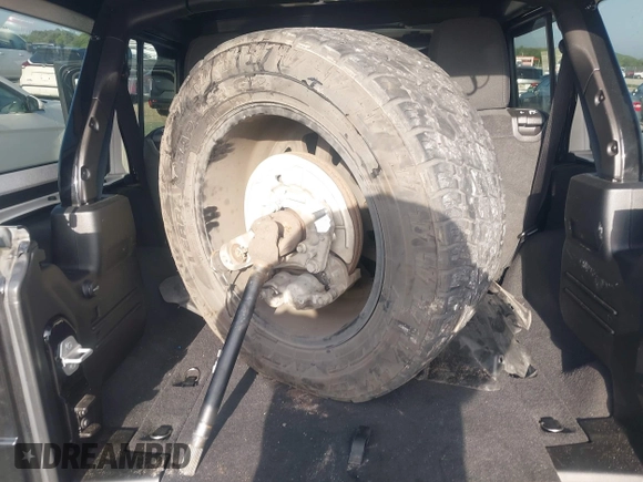 2021 Jeep Wrangler Unlimited Willys with VIN 1C4HJXDN0MW636466, listed as a IAAI auction lot 42005308 with 25,245 mi miles and . Bid and sale history available at DreamBid. Image 12.