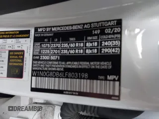 2020 Mercedes-Benz GLC 300 z VIN W1N0G8DB6LF803198, wystawiony jako IAAI lot #41170361 z przebiegiem 56 556 mil mil oraz . Historia ofert i sprzedaży dostępna na DreamBid. Obrazek 9.