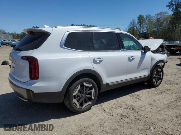 2025 Kia Telluride S z VIN 5XYP64GC9SG579930, wystawiony jako Copart lot #49568975 z przebiegiem 4 438 mil mil oraz Szkoda całkowita • Salvage title. Historia ofert i sprzedaży dostępna na DreamBid. Obrazek 3.