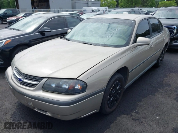 2002 Chevrolet Impala z VIN 2G1WF52E529375852, wystawiony jako IAAI lot #42179542 z przebiegiem 149 344 mil mil oraz . Historia ofert i sprzedaży dostępna na DreamBid. Obrazek 2.