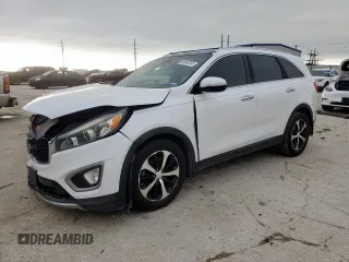 2016 Kia Sorento EX with VIN 5XYPH4A53GG159947, listed as a Copart auction lot 60665385 with 134,505 mi miles and Salvage title. Bid and sale history available at DreamBid. Image 1.