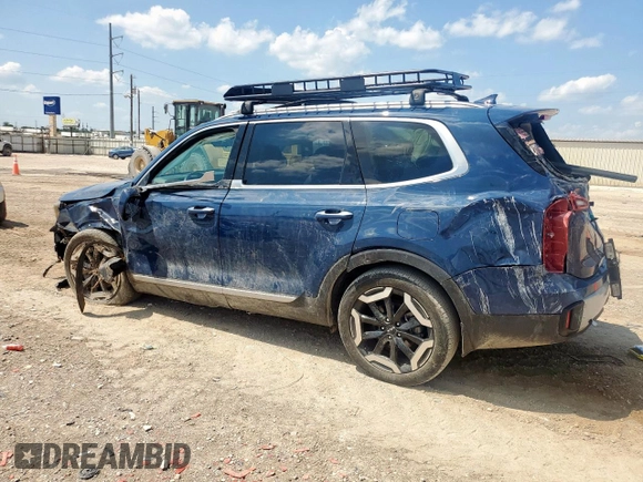 2024 Kia Telluride S with VIN 5XYP64GC5RG417254, listed as a Copart auction lot 57862445 with 34,912 mi miles and Salvage title. Bid and sale history available at DreamBid. Image 2.