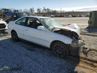 2000 Honda Civic EX with VIN 1HGEJ8243YL126866, listed as a Copart auction lot 49469035 with 198,103 mi miles and Salvage Title. Bid and sale history available at carsss.com. Image 4.