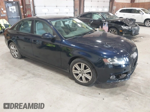 2011 Audi A4 2.0T Premium with VIN WAUBFAFL6BN005916, listed as a IAAI auction lot 42080784 with 158,016 mi miles. Bid and sale history available at carsss.com. Image 1.
