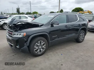 2021 GMC Acadia SLE with VIN 1GKKNKLAXMZ153646, listed as a Copart auction lot 59881975 with 63,444 mi miles and Salvage title. Bid and sale history available at DreamBid. Image 1.
