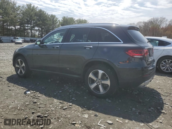 2020 Mercedes-Benz GLC with VIN WDC0G8EB5LF722435, listed as a Copart auction lot 52681275 with 80,088 mi miles and Salvage Title. Bid and sale history available at carsss.com. Image 2.