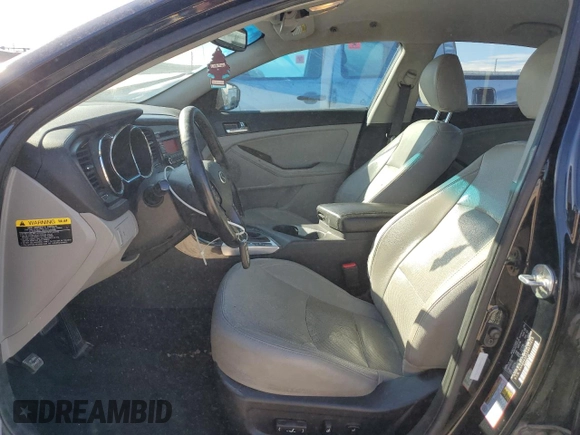 2012 Kia Optima EX with VIN 5XXGN4A61CG077215, listed as a Copart auction lot 50265135 with 162,224 mi miles and Clean Title. Bid and sale history available at carsss.com. Image 7.