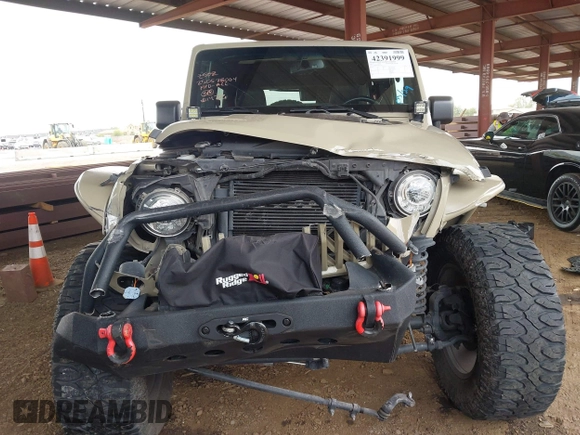 2017 Jeep Wrangler Unlimited Rubicon with VIN 1C4BJWFG7HL663203, listed as a IAAI auction lot 42391999 with 63,430 mi miles and . Bid and sale history available at DreamBid. Image 13.