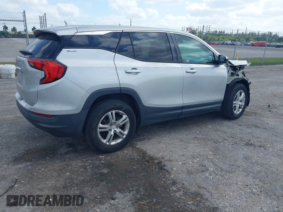 2018 GMC Terrain SLE with VIN 3GKALMEV7JL190394, listed as a IAAI auction lot 42123931 with 49,588 mi miles and . Bid and sale history available at DreamBid. Image 4.