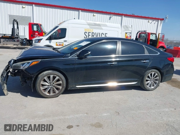 2016 Hyundai Sonata Sport with VIN 5NPE34AF3GH309904, listed as a IAAI auction lot 41811864 with 176,212 mi miles and . Bid and sale history available at DreamBid. Image 15.