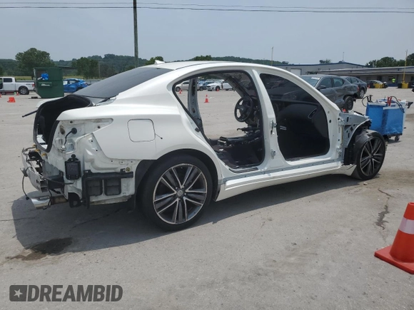 2021 Infiniti Q50 Sensory with VIN JN1EV7CP4MM700212, listed as a Copart auction lot 60689995 with Not provided miles and Salvage title. Bid and sale history available at DreamBid. Image 3.
