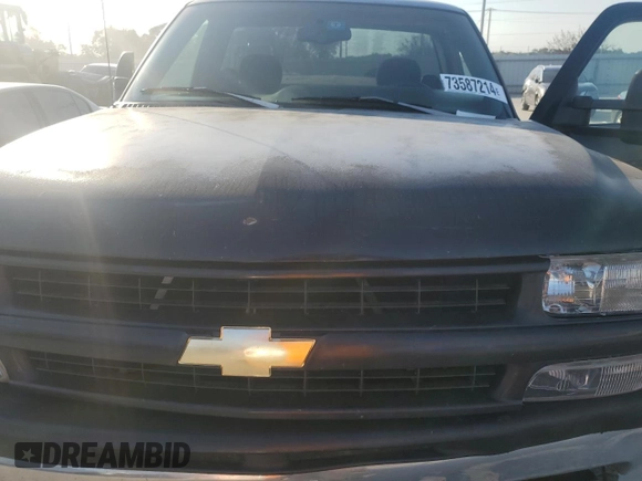 1999 Chevrolet Silverado 1500 LS with VIN 1GCEK14TXXZ174920, listed as a Copart auction lot 73587214 with 431,629 mi miles and Salvage Title. Bid and sale history available at carsss.com. Image 11.