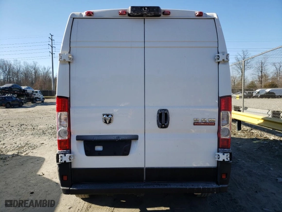 2019 Ram ProMaster Cargo Van with VIN 3C6TRVDG9KE527477, listed as a Copart auction lot 46562245 with 56,556 mi miles and Clean Title. Bid and sale history available at carsss.com. Image 6.