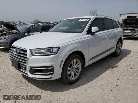 2017 Audi Q7 Premium Plus with VIN WA1LAAF70HD014757, listed as a Copart auction lot 52191525 with 92,788 mi miles and Salvage Title. Bid and sale history available at DreamBid. Image 1.