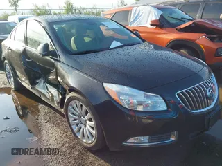 2011 Buick Regal CXL RL3 with VIN W04GR5EC5B1093643, listed as a IAAI auction lot 42161755 with 26,720 mi miles and . Bid and sale history available at DreamBid. Image 1.