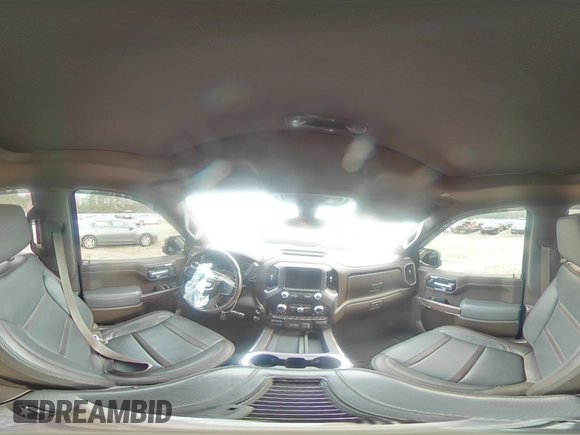 2020 GMC Sierra 1500 Denali with VIN 1GTU9FEL7LZ367359, listed as a Copart auction lot 48793545 with 53,607 mi miles and Salvage Title. Bid and sale history available at DreamBid. Image 13.