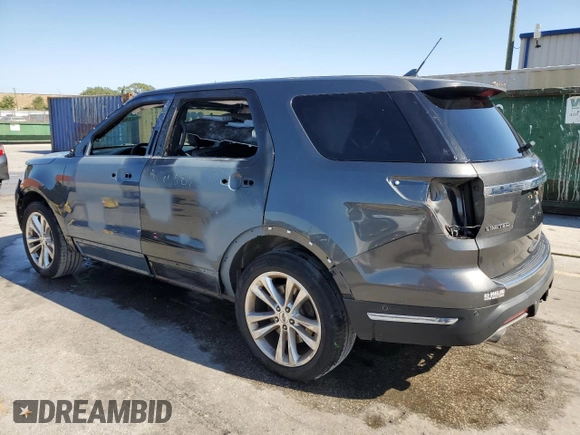 2018 Ford Explorer Limited with VIN 1FM5K7FH4JGB85289, listed as a Copart auction lot 52290775 with 76,578 mi miles and Salvage title. Bid and sale history available at DreamBid. Image 2.