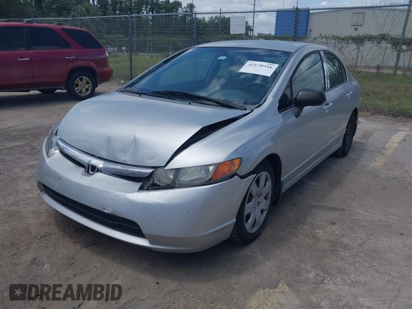 2008 Honda Civic LX with VIN 1HGFA16558L103040, listed as a IAAI auction lot 42170316 with 205,860 mi miles and . Bid and sale history available at DreamBid. Image 2.