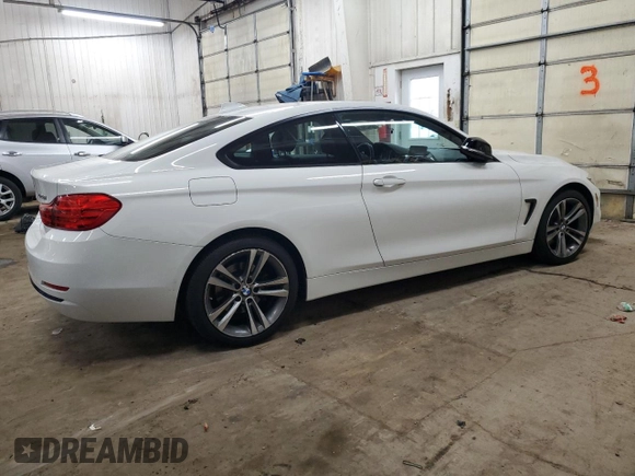 2014 BMW 4 Series 428i xDrive with VIN WBA3N5C52EF715673, listed as a Copart auction lot 85429034 with 74,547 mi miles and Salvage Title. Bid and sale history available at DreamBid. Image 3.