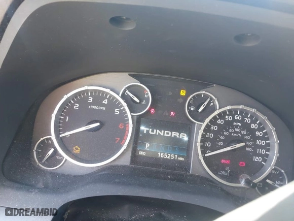 2014 Toyota Tundra 2WD Truck SR5 with VIN 5TFEY5F19EX169458, listed as a IAAI auction lot 41740131 with 165,251 mi miles. Bid and sale history available at carsss.com. Image 7.