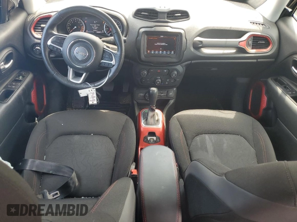 2020 Jeep Renegade Trailhawk with VIN ZACNJBC18LPL42780, listed as a Copart auction lot 63913855 with 54,343 mi miles and Salvage title. Bid and sale history available at DreamBid. Image 8.