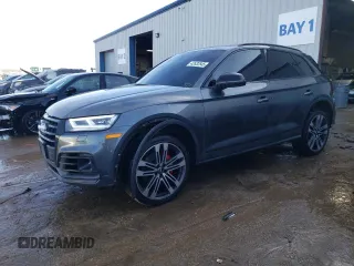 2020 Audi SQ5 Prestige with VIN WA1C4AFY2L2007684, listed as a Copart auction lot 42632645 with 64,064 mi miles and Salvage Title. Bid and sale history available at carsss.com. Image 1.