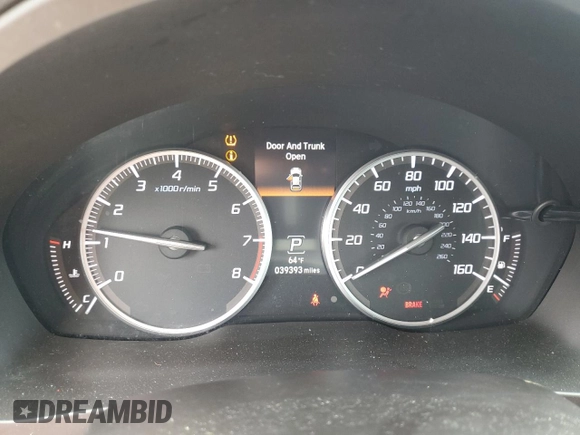 2021 Acura ILX Premium with VIN 19UDE2F74MA006386, listed as a Copart auction lot 52574885 with 39,393 mi miles and Salvage title. Bid and sale history available at DreamBid. Image 9.