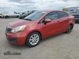2013 Kia Rio LX with VIN KNADM4A38D6281874, listed as a Copart auction lot 51134385 with 168,379 mi miles and Clean Title. Bid and sale history available at carsss.com. Image 1.