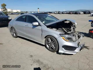 2014 Mercedes-Benz CLA-Class CLA 45 AMG with VIN WDDSJ5CB6EN090674, listed as a Copart auction lot 50573065 with 81,900 mi miles and Salvage Title. Bid and sale history available at carsss.com. Image 4.