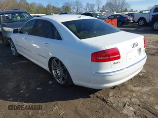 2009 Audi A8 L 4.2L with VIN WAUMV94E39N002352, listed as a IAAI auction lot 41443884 with 138,269 mi miles. Bid and sale history available at carsss.com. Image 3.