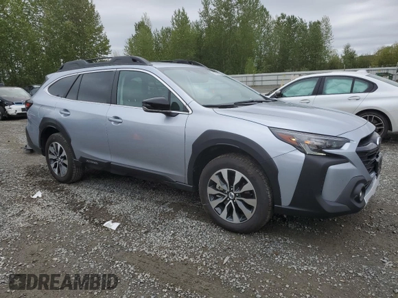 2024 Subaru Outback Limited XT with VIN 4S4BTGND7R3177303, listed as a Copart auction lot 55177725 with 9,374 mi miles and Salvage title. Bid and sale history available at DreamBid. Image 4.