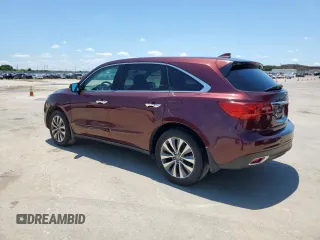 2014 Acura MDX Technology z VIN 5FRYD4H43EB009787, wystawiony jako Copart lot #60288555 z przebiegiem 128 610 mil mil oraz Szkoda całkowita • Salvage title. Historia ofert i sprzedaży dostępna na DreamBid. Obrazek 2.