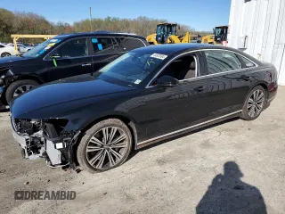 2020 Audi A8 L with VIN WAU8EAF83LN010663, listed as a Copart auction lot 49933994 with 35,756 mi miles. Bid and sale history available at carsss.com. Image 1.