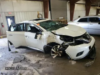 2015 Nissan Murano SL z VIN 5N1AZ2MH6FN279676, wystawiony jako Copart lot #55885835 z przebiegiem Nie podano mil oraz Czysty tytuł • Clean title. Historia ofert i sprzedaży dostępna na DreamBid. Obrazek 4.